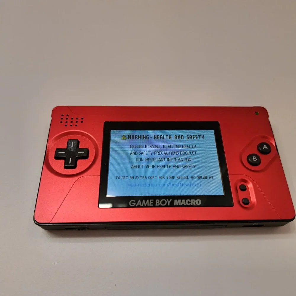 DS Lite Game Boy Advance Macro Mod (Reads and play All GBA Games) Red
